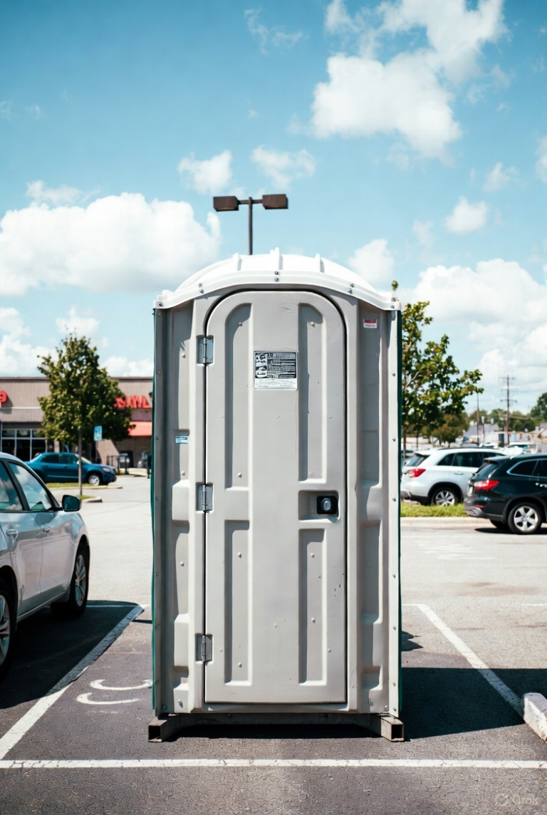 The Headline Hoax #3: Black person and white person in midst of heated argument over grocery store parking space on the day before Thanksgiving put aside their differences by stepping into nearby port o potty to have sex
